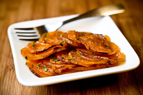Stir-Fried Spicy Sweet Potatoes